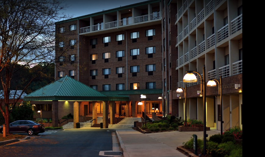 Front entrance of the hotel