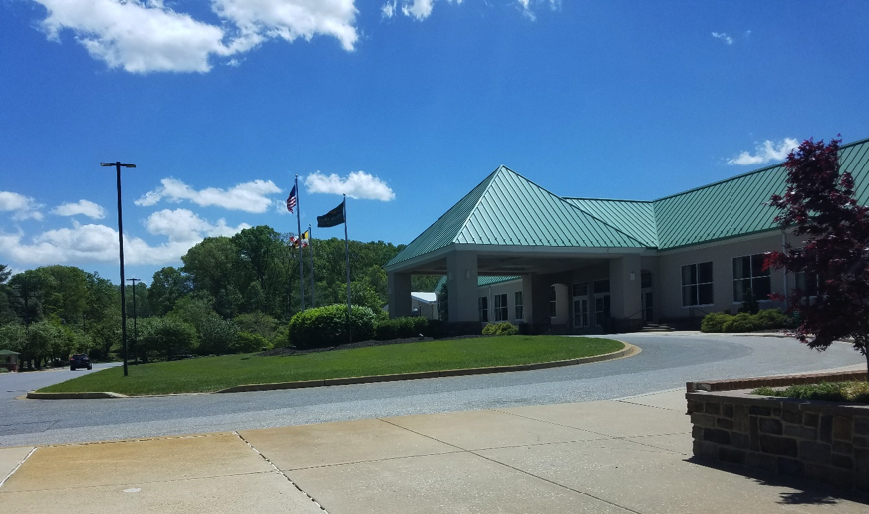 Side entrance to the hotel